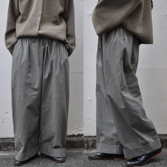 NWT Lauren Manoogian Duvet Pants Wide Leg Trousers Lead size 1 - Picture 1 of 11